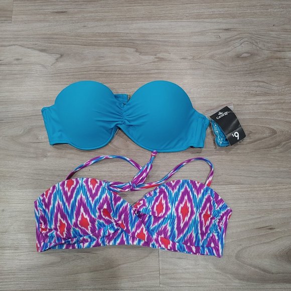 Size medium bandeau bikini tops - Picture 1 of 3